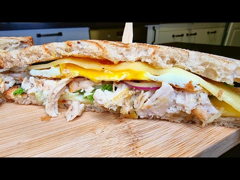 CLUB SANDWICH POULET FACILE ET RAPIDE IDEE REPAS