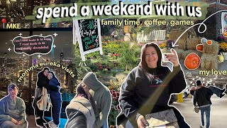 VLOG: my mom’s first time in milwaukee ✈️👯🥰 | quality time, bookstores + games!