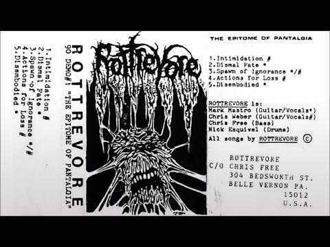 ROTTREVORE (USA/PA) - The Epitome Of Pantalgia Demo 1990 [FULL DEMO]