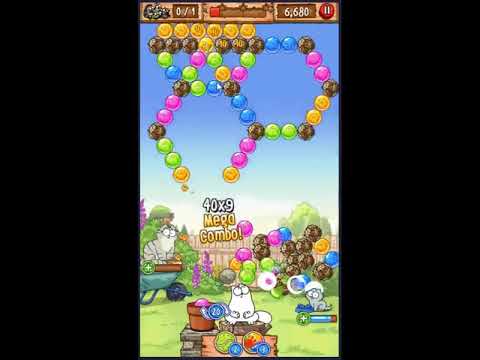 Simon's Cat Pop Time Level 24 - NO BOOSTERS 😺 | SKILLGAMING ✔️