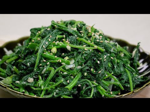 취나물 지금이 가장 맛있는 제철 이렇게 해드세요. 고소함이 일품입니다 | Aster Leaf Salad