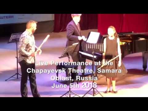 Carmen Fantasy for Two Flutes & Piano (with 10 year old Russian Student!)