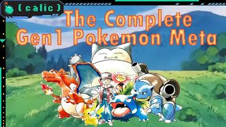 The Complete Gen 1 Pokémon Red Blue Yellow Meta ~ RBY OU + Stadium Differences !!