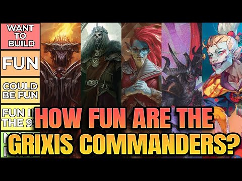 Which Grixis Commander Is The Most Fun? | EDH Tier List | MTG