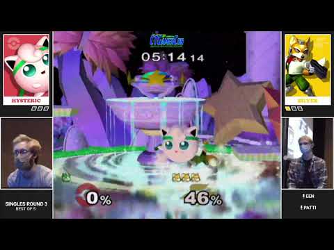 CT GamerCon 4 SSBM - Hysteric (Jigglypuff) vs. Silver (Fox) - Melee WR3