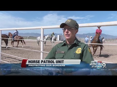 Horse patrol units train to protect our borders