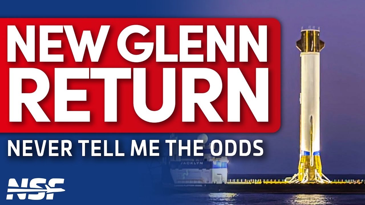 Blue Origin's New Glenn booster returns on Jacklyn