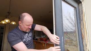 Weatherstripping a Patio Door