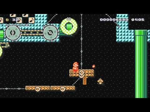 3ー4地獄のクリボーファクトリー by ゆうか - Super Mario Maker - No Commentary 1AF