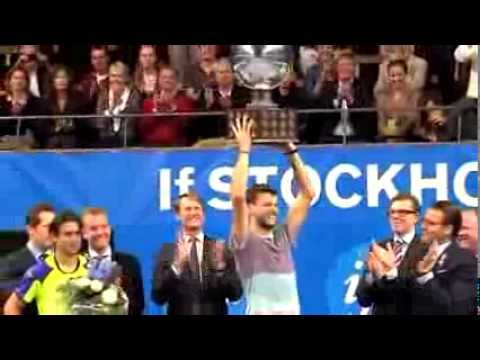 Награждаването на Григор Димитров в Стокхолм