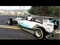 Mercedes W06 F1 HQ для GTA 5 видео 1