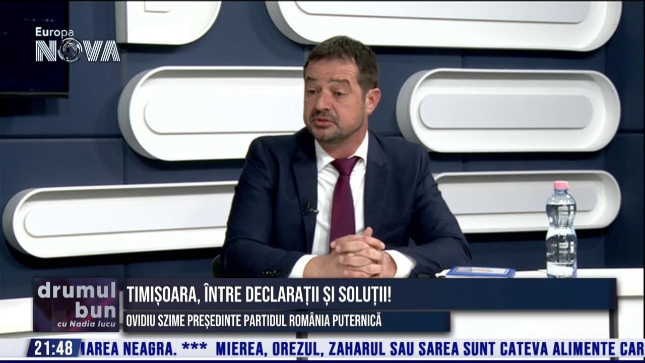 VIDEO (integral) emisiune Drumul Bun cu NADIA IUCU. Invitat:  Ovidiu Szime, președintele Partidului România Puternică