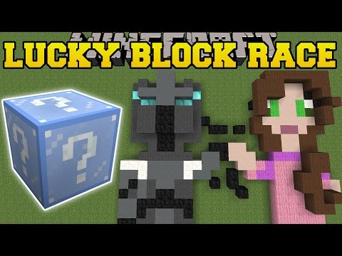 Minecraft: EPIC PIXEL ART LUCKY BLOCK RACE - Lucky Block Mod - Modded Mini-Game