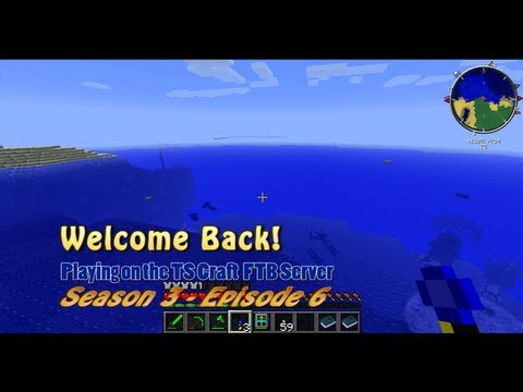 FTB- Ultimate pack - Rubber & Water Can production on AE  - Season 3 Episode 6 - TSCraft Server Play