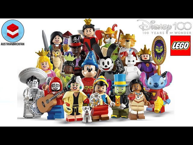 Vídeo relacionado con LEGO 71038 Minifiguras Edición Disney 100, 1 de 18 Personajes para Coleccionar, Mickey Aprendiz de Brujo, Stitch, Mulán y Más (Unidad Escogida al Azar)
