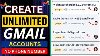 Unlimited Gmail Account Without Phone Verification ✅ | Unlimited Gmail Create Method 2025