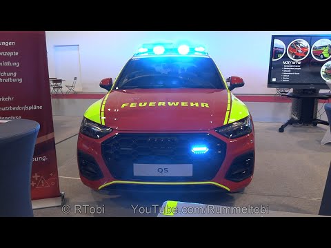 German Audi Q5 fire command car - exterior, light setup & interior - Wilsdruff VFD [GER | 10.2021]