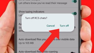 How to Turn Off RCS Chat on Android | How to Disable RCS Messaging on Android