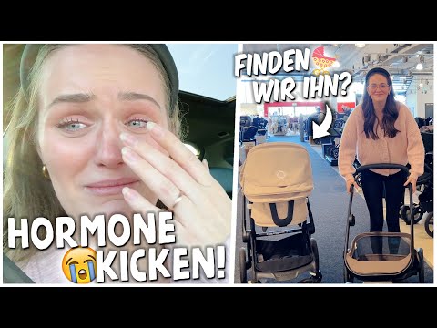 MONE ihre HORMONE KICKEN!😭 + SUCHE nach dem BESTEN KINDERWAGEN🥹🤭 | kobexmone