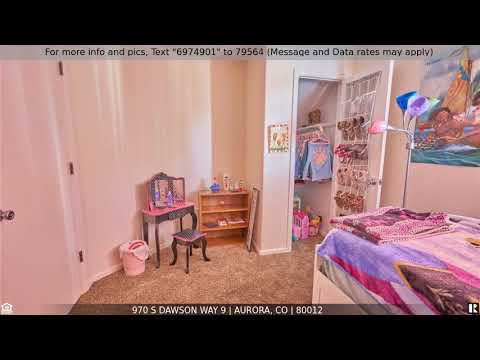 Priced at $188,900 - 970 S Dawson Way 9, Aurora, CO 80012
