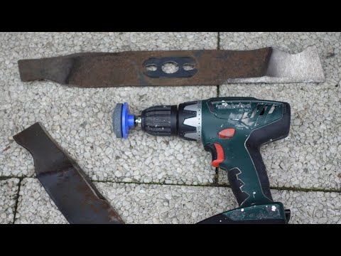 Rasenmähermesser schärfen | Rasenmäher Tool zum Schärfen | Vergleich zur Flex 💪 🔪 – Newwonder555