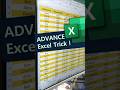 Advance Excel Trick Conditional Formatting Shorts Ytshorts Excel