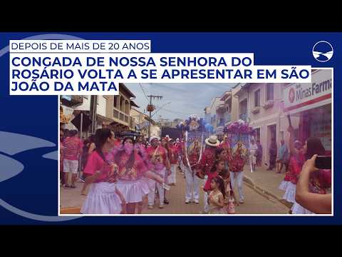 Após mais de 20 anos, congada de Nossa Senhora do Rosário volta a se apresentar em São João da Mata