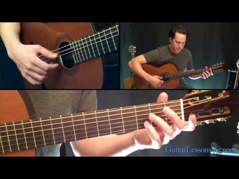 Classical Gas Guitar Lesson - Mason Williams - Part Three