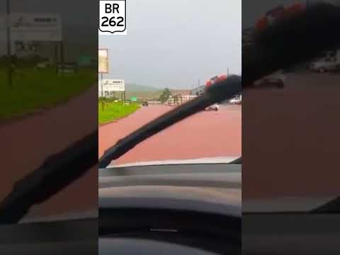 Alagamento na BR 262 em Martins Soares MG.