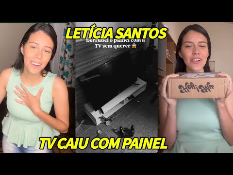 Letícia Santos reveals the tragedy that happened to her TV.