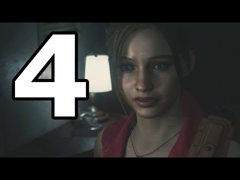 Resident Evil 2 Remake Claire Redfield Walkthrough Part 4 - No Commentary Playthrough (PS4)