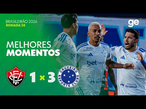 Gols e melhores lances de Vitória x Cruzeiro
