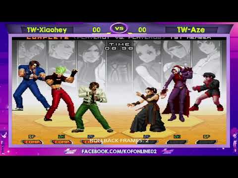 TW-Xiaohey Vs Aze (阿泽) FT10 KOF 2002 UM - A batalha continua pelo Number 1