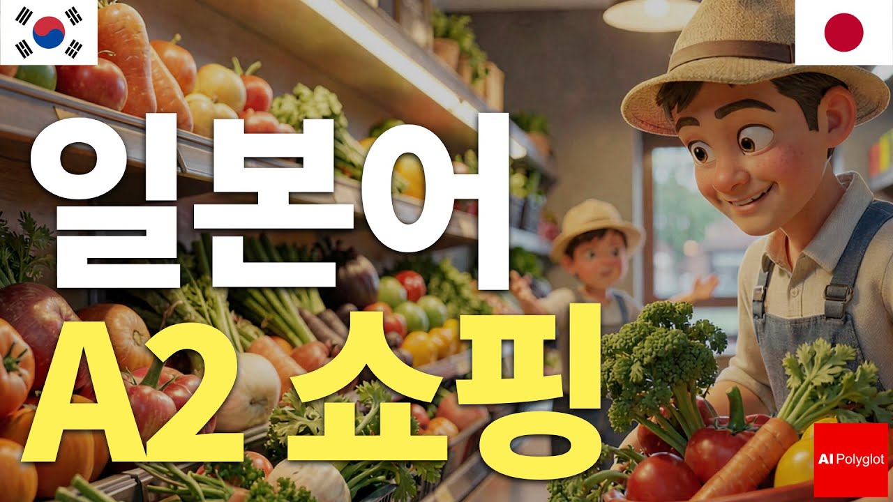 일본어 A2 쇼핑 | 자연스러운 듣기 | 히라가나 병기 | 일본어 배우기