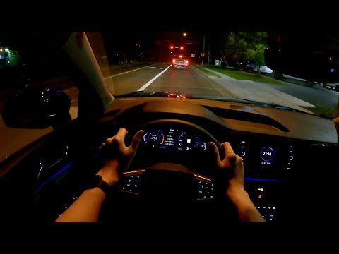 2023 Volkswagen Taos SEL 4Motion - POV Long Term Review and Night Drive (3D Binaural Audio)
