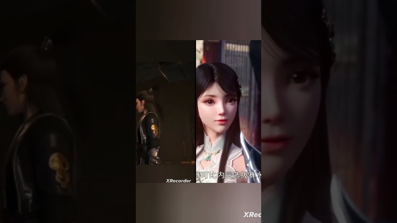 Xun'er and Xiao yan Romantic status #Anime #shortsfeed #virlshorts