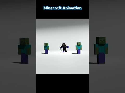 Minecraft animation in Prisma 3d | Panda Pixels