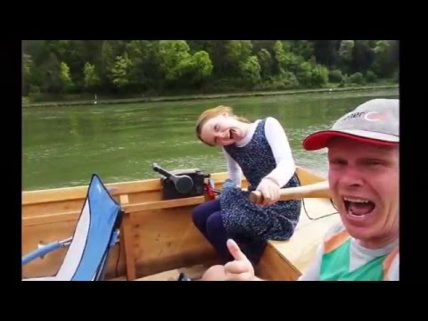 Rasante Zillenfahrt an der Donau