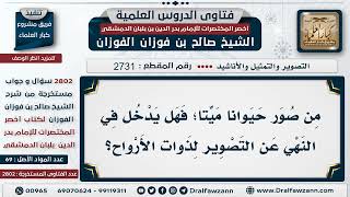 [2731 -2802] هل يجوز تصوير الحيوان إذا كان ميتاً؟ image