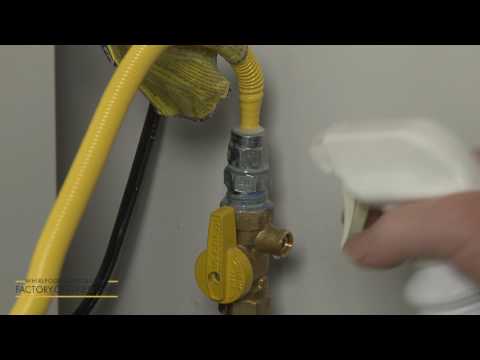 Gas Dryer Installation