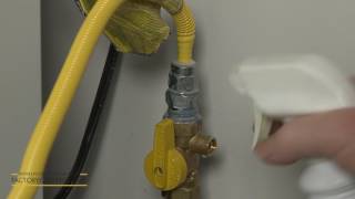 Gas Dryer Installation