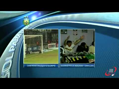 San Martin (San Juan) 3 - Olimpo 2 - FECHA 16 - HD FULL