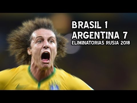 Brazil 1 Argentina 7 - Russia 2018 Qualifiers (Parody)