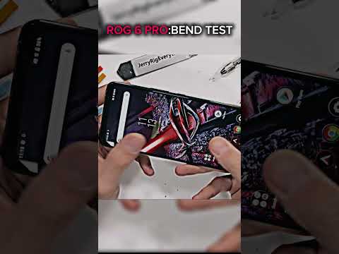 Rog 6 pro : bend Test ⚡#rog6pro #bendtest #short.