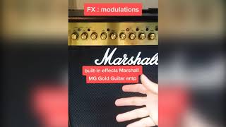 Video thumbnail for MARSHALL MG GOLD DELAY FX AND REVERB FUNCTION by SeaMusician