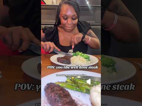 WELL DONE IS THE ONLY WAY #welldone #steak #snl #fyp