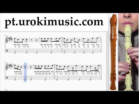 Aulas de Flauta Doce G. Silvestre Dangond Nicky Jam - Cásate Conmigo Curso Aprender Parte#2 um-i372