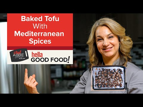 Easy Baked Balsamic Tofu