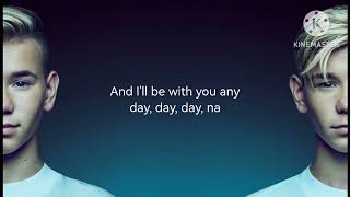 Marcus &amp; Martinus - One Flight Away (Lyrics)