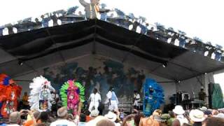 Wild Magnolias Mardi Gras Indians Jazz Fest 5/3/09 "Handa Wanda"